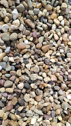 Kamenclub.ru: Галька окат (серо-желтая) фр.5-10 мм. купить  в Новосибирске галька речная рыжий, желтый, рыжий, серо-желтый речная окатанная галька декоративная 5000 руб/т   фото КАМЕНЬ КЛУБ