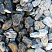 Kamenclub.ru: Щебень галтованный черный (мрамор) фр. 50-100 мм.  купить в Новосибирске мрамор черный с белыми прожилками щебень ландшафтный мраморный 15000 руб/т   фото КАМЕНЬ КЛУБ