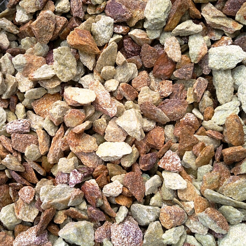 Kamenclub.ru: Щебень крошка желтый (ЗЛАТОЛИТ) фр. 20-40 мм.  купить в Новосибирске златолит бежевый, золотистый, желтый декоративная каменная крошка 10800 руб/т   фото КАМЕНЬ КЛУБ