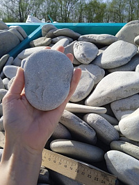 Галька черноморская фр. 100-150 мм.  купить в Новосибирске фото Камень Клуб