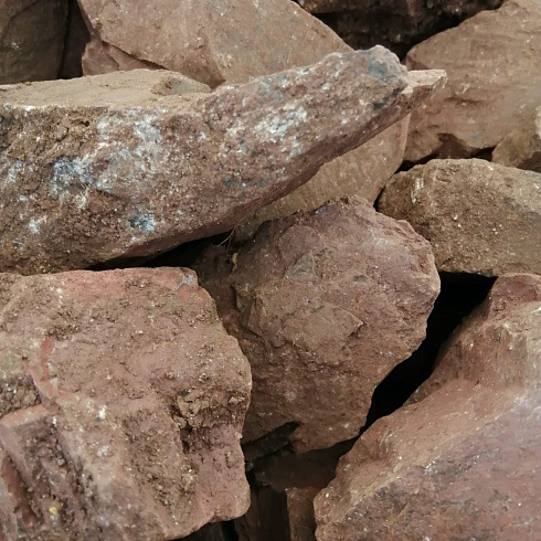 фото Яшма красная  (фр. 70-100 мм)  купить в Новосибирске в интернет-портале КАМЕНЬ КЛУБ