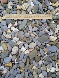 Галька Крымский берег МИКС фр. 20-40 мм.  купить в Новосибирске фото Камень Клуб