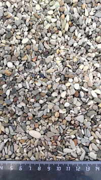 Галька черноморская фр. 3-5 мм.  купить в Новосибирске фото Камень Клуб