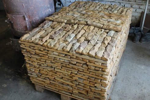 Kamenclub.ru: Песчаник (плитка) art PSG-5-02  купить в Новосибирске    2400 руб/кв.м   фото КАМЕНЬ КЛУБ