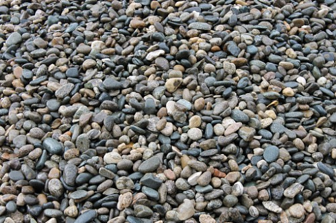 Kamenclub.ru: Галька речная окат (серая) фр.40-60 мм купить  в Новосибирске галька речная серый бежевый рыжий коричневый округлый речной камень 5000 руб/т   фото КАМЕНЬ КЛУБ