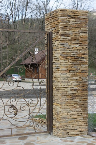 Kamenclub.ru: Песчаник (хворост) art PSG-5-06  купить в Новосибирске    1 900 руб/кв.м   фото КАМЕНЬ КЛУБ