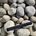 Kamenclub.ru: Галька речная окат (серо-белая) фр. 70-120 мм купить  в Новосибирске галька галечник бело-серая, серо-белая, серая, белая речная природная галька  8000 руб/т   фото КАМЕНЬ КЛУБ