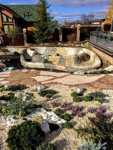 Kamenclub.ru: Песчаник брусчатка (Готика) art PSK-L-01  купить в Новосибирске    2600 руб/кв.м    фото КАМЕНЬ КЛУБ