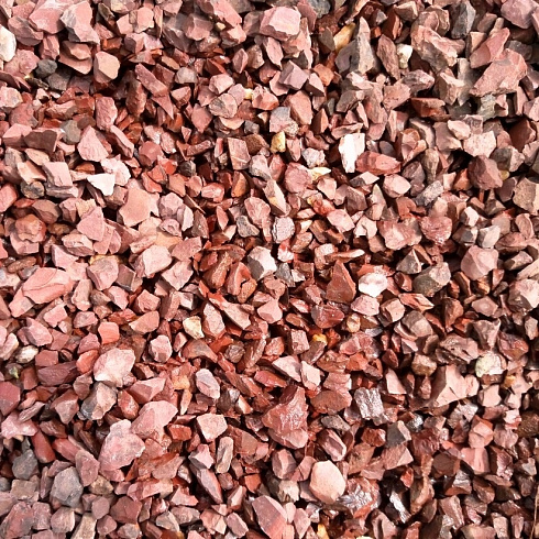 Kamenclub.ru: Щебень крошка красный (ЯШМА) фр. 10-20 мм.  купить в Новосибирске яшма красный, бордовый, оранжевый, рыжий декоративный каменный ландшафтный щебень колотый 9000 руб/т   фото КАМЕНЬ КЛУБ