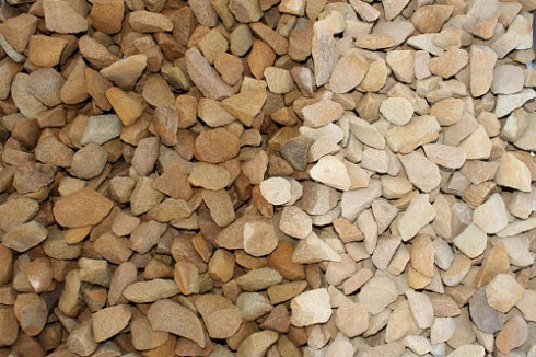 Kamenclub.ru: Щебень крошка желтый (песчаник) фр. 20-40 мм.  купить в Новосибирске песчаник бежевый рыжий каменная крошка песчаника 9500 руб/т   фото КАМЕНЬ КЛУБ