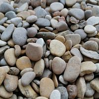 Галька каспийская фр. 3-10 мм.  купить в Новосибирске фото Камень Клуб