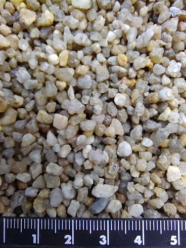 Кварцевый песок для площадок фр. 2-5 мм.  купить в Новосибирске фото Камень Клуб